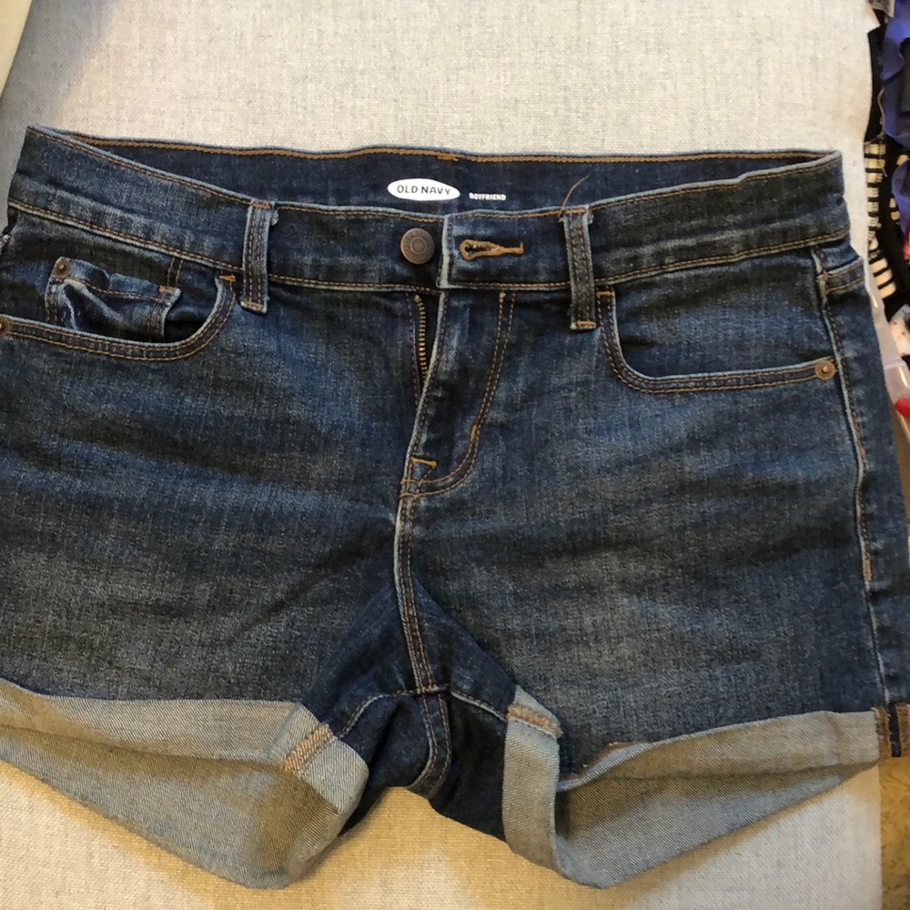 Old navy boyfriend jean shorts